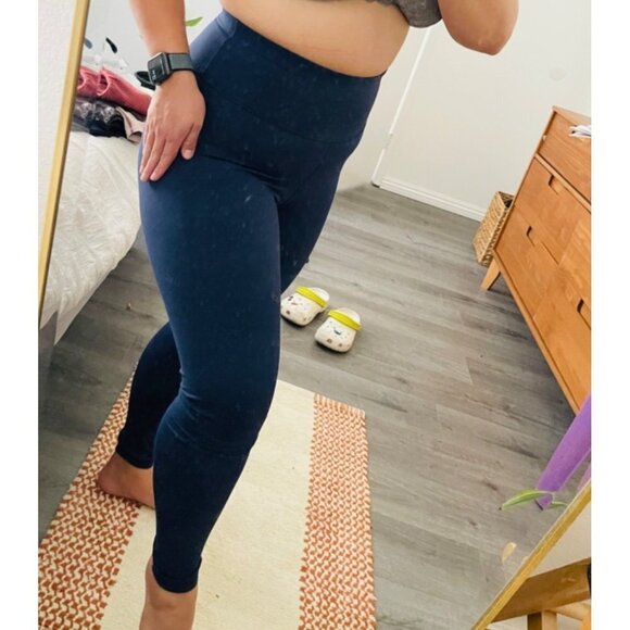 Outdoor Voices Super High-waist Navy Blue Core Leggings Sz US 10/12 - Picture 2 of 9